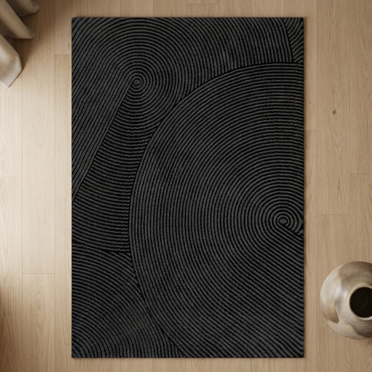 Ren Circular Relief Rug