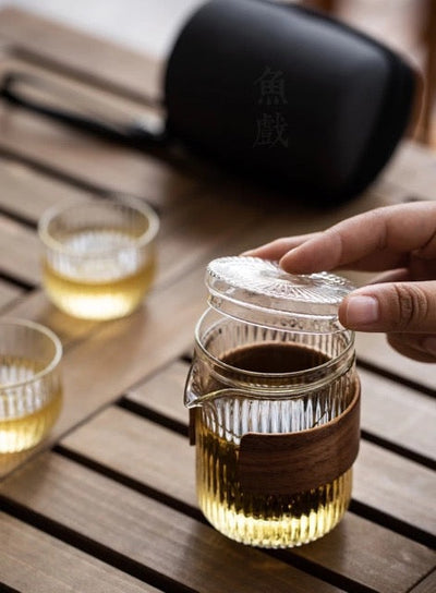 Renji Portable Glass Tea Set