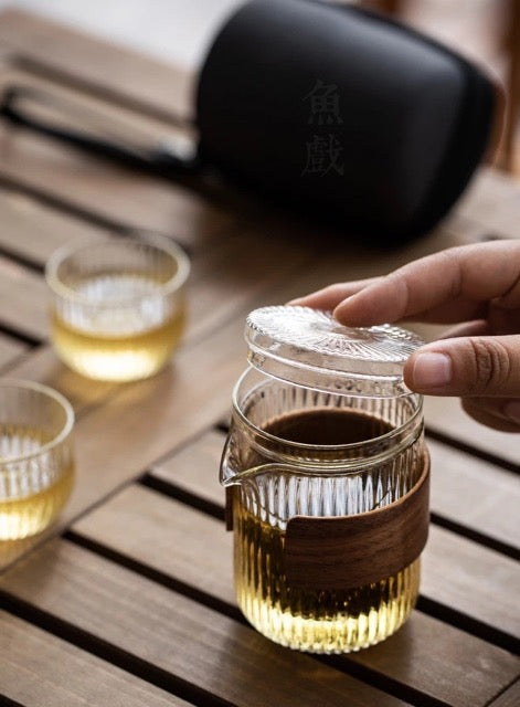 Renji Portable Glass Tea Set