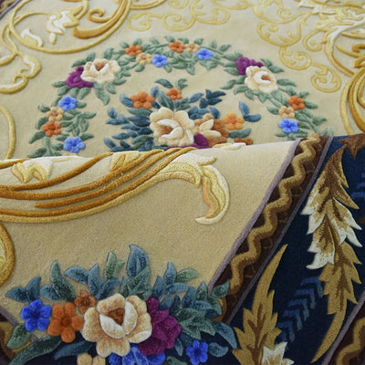 Aoi Hand-Tufted Wool Floral Rug