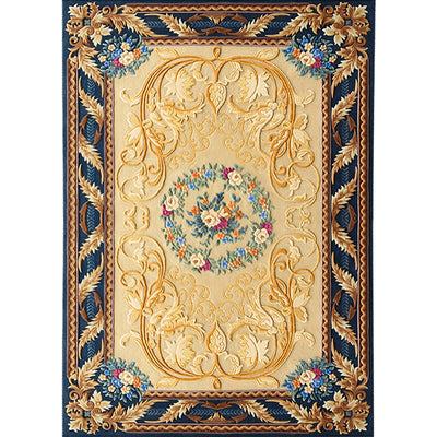 Aoi Hand-Tufted Wool Floral Rug