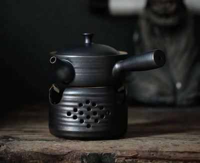 Riku Hammer Pattern Glass Teapot