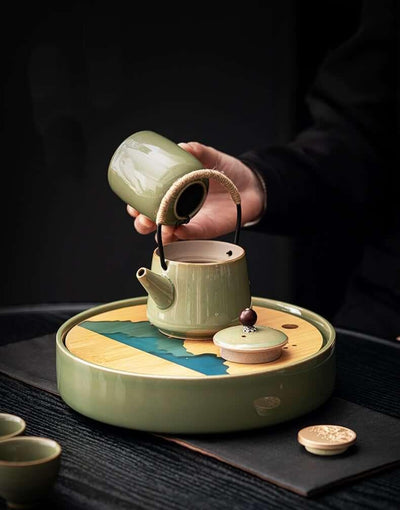 Takumi Side Grip Teapot Set