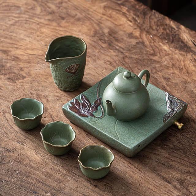 Renji Lotus Teapot Set