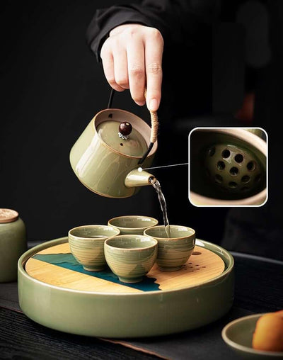Takumi Side Grip Teapot Set