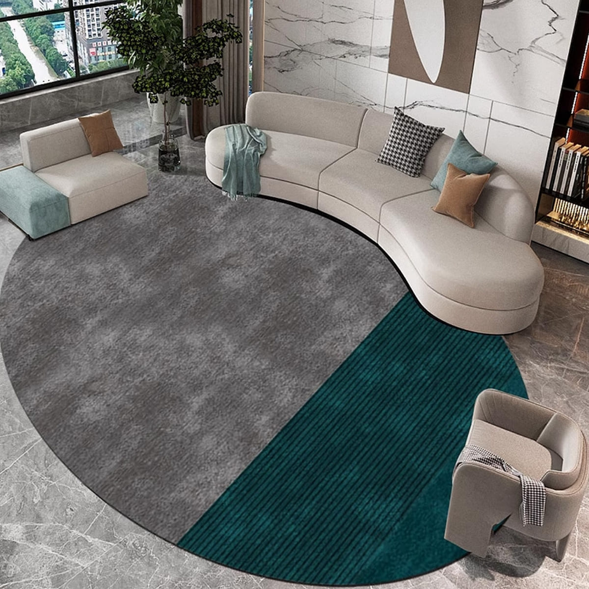 Ren Oval Area Rug