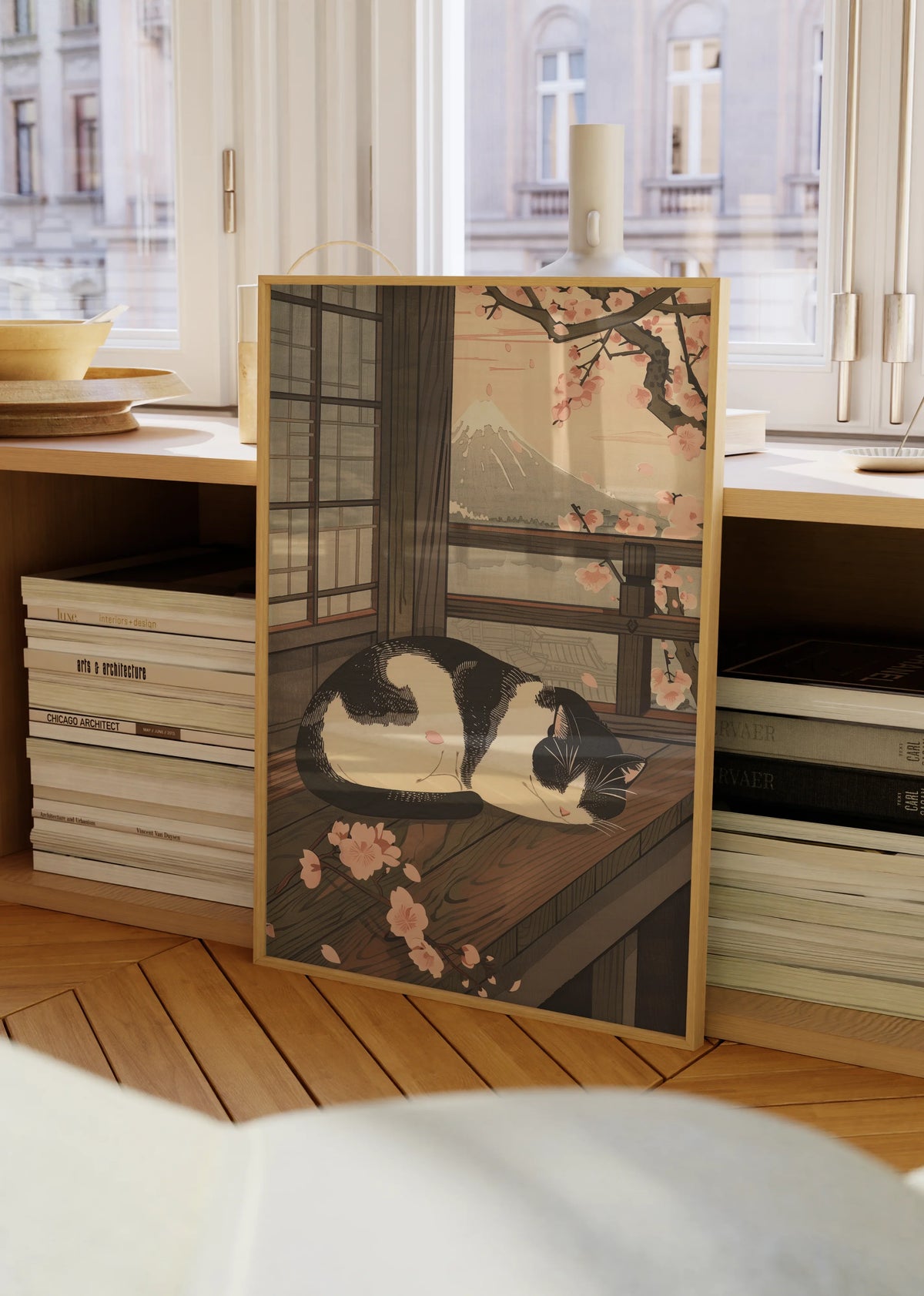 Haru Neko Canvas Art