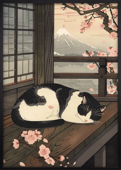 Haru Neko Canvas Art