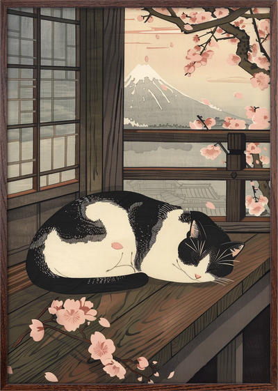 Haru Neko Canvas Art
