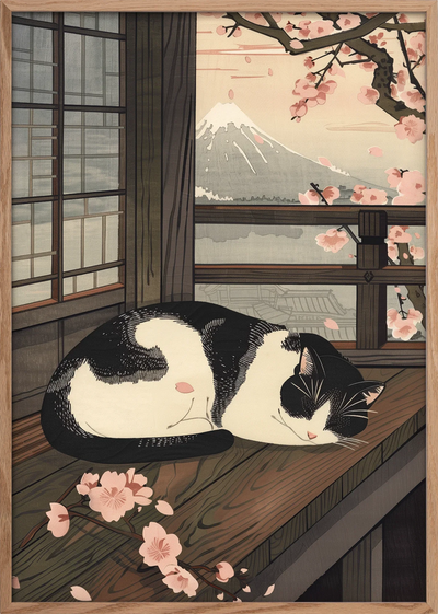 Haru Neko Canvas Art