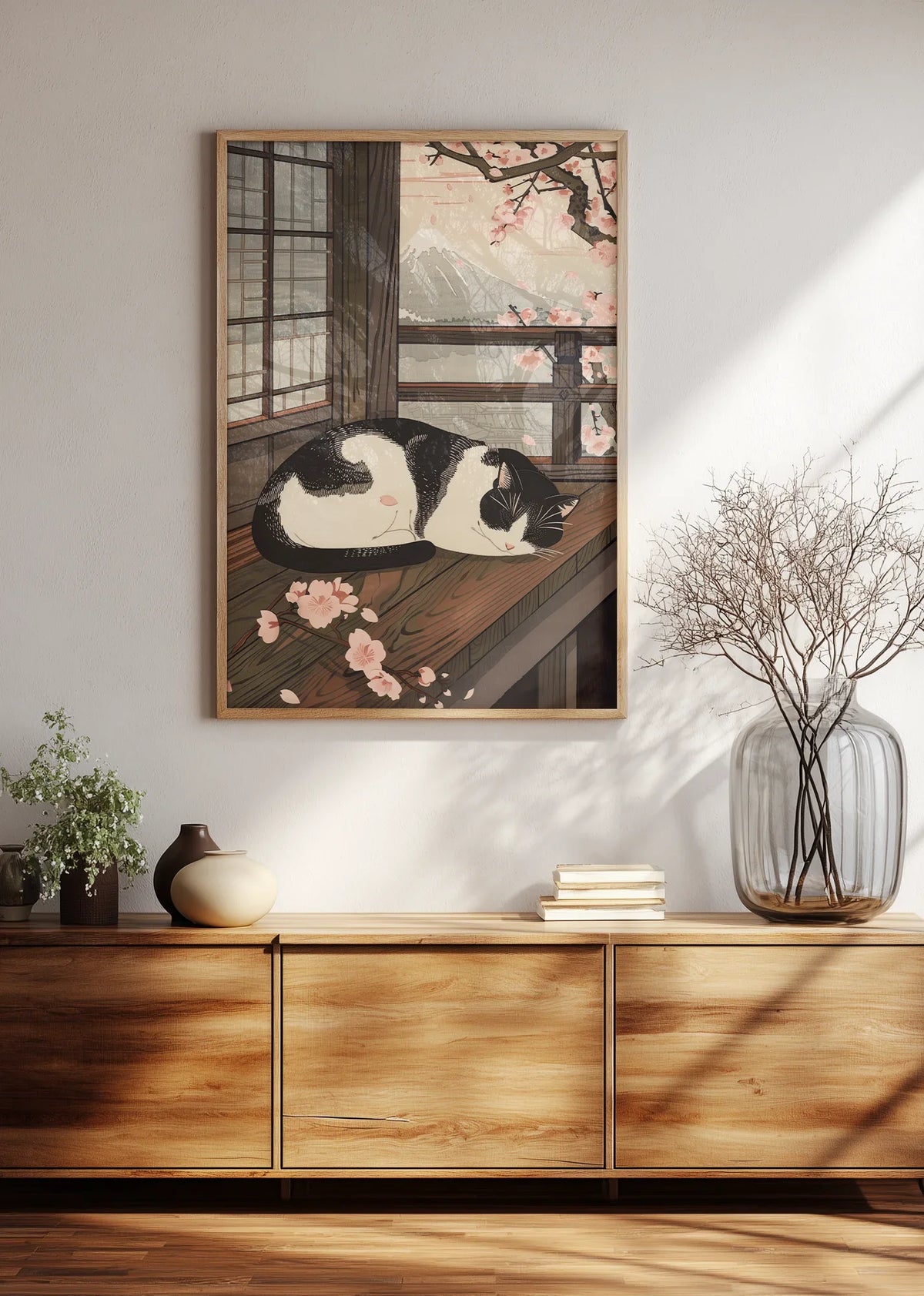Haru Neko Canvas Art