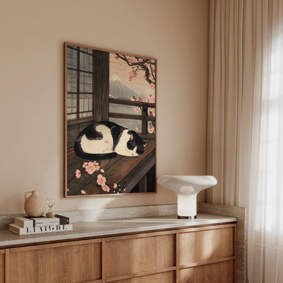 Haru Neko Canvas Art