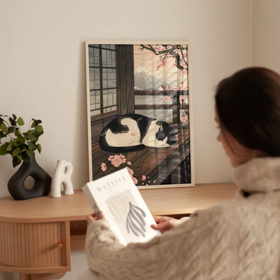 Haru Neko Canvas Art