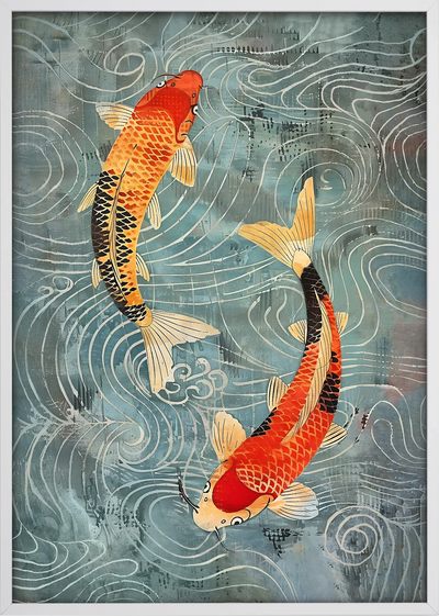 Ryūsei Koi Art Print