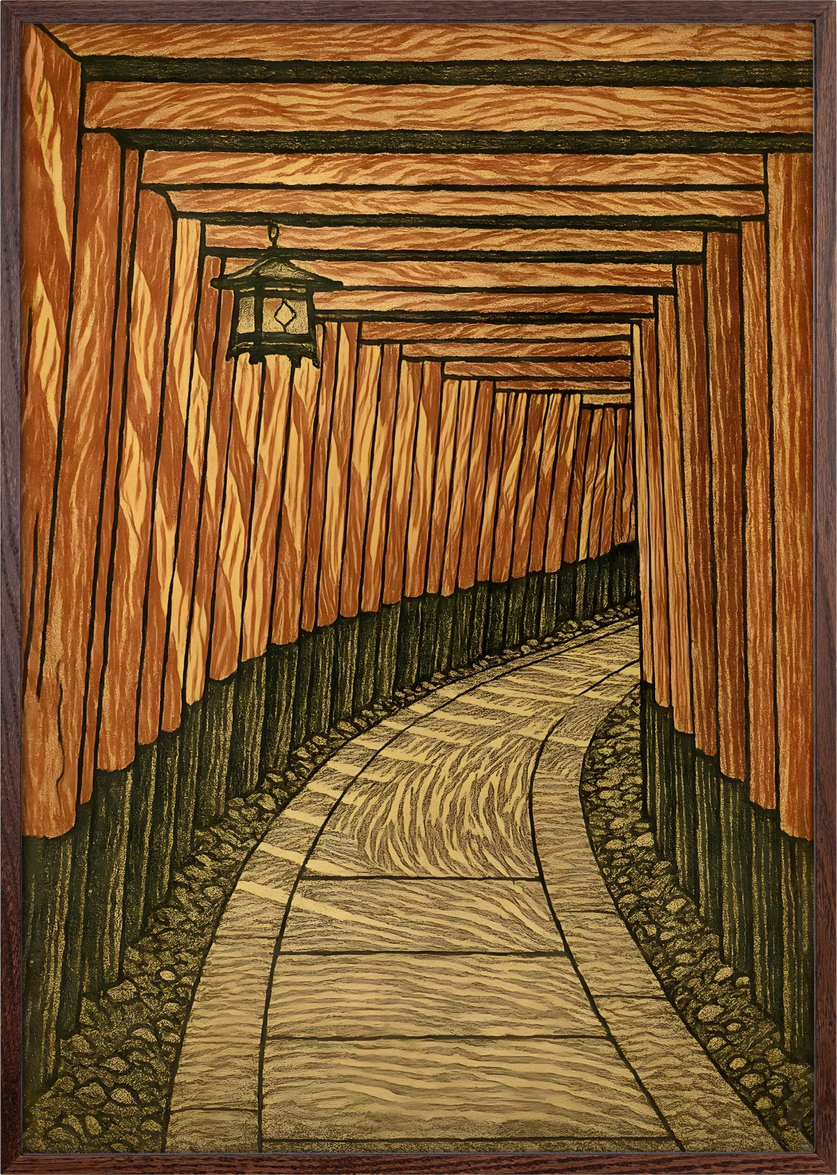 Akane Fushimi Torii Art Print