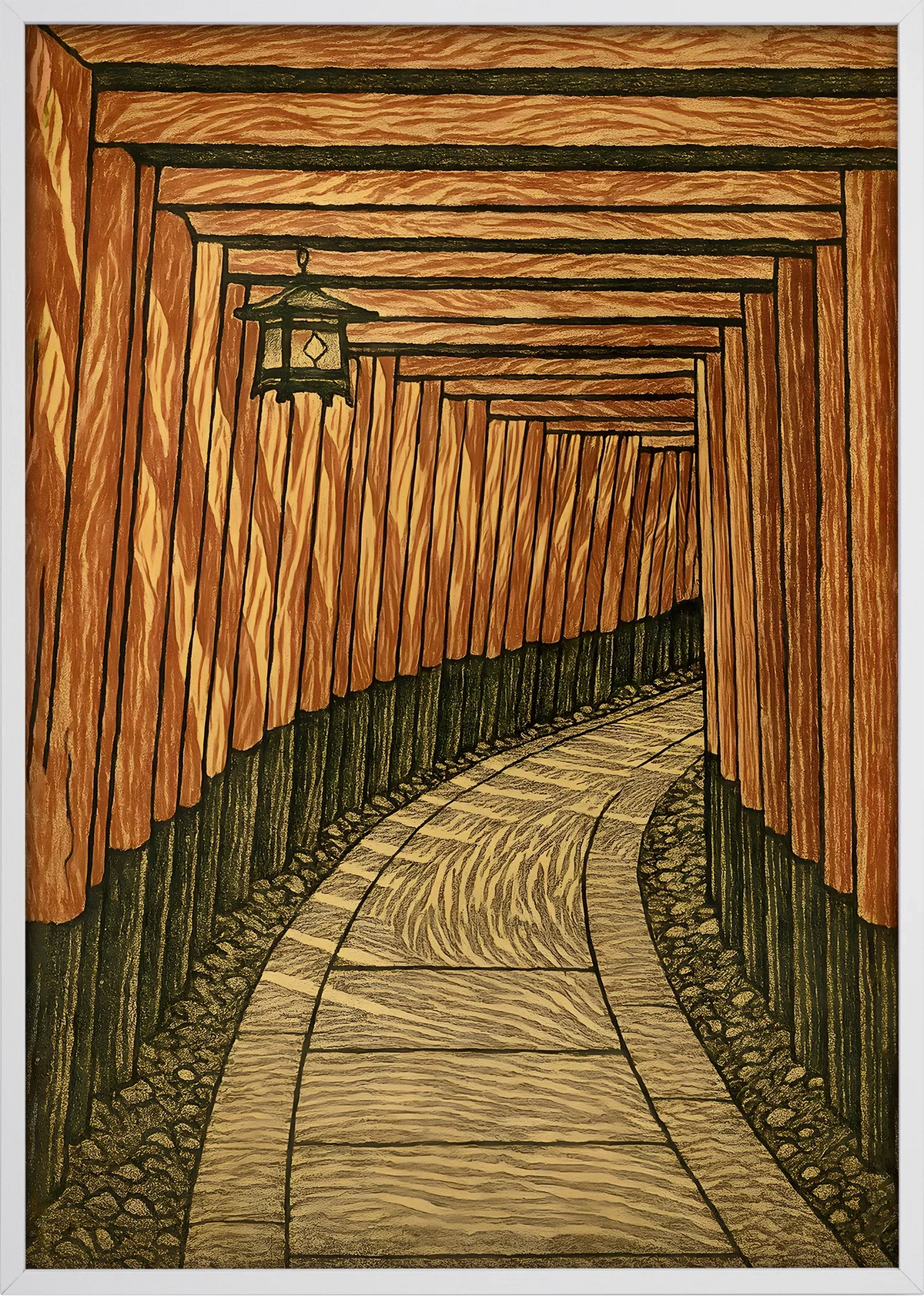 Akane Fushimi Torii Art Print