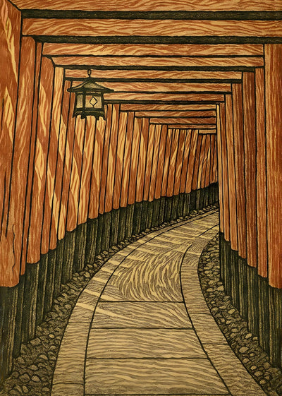 Akane Fushimi Torii Art Print