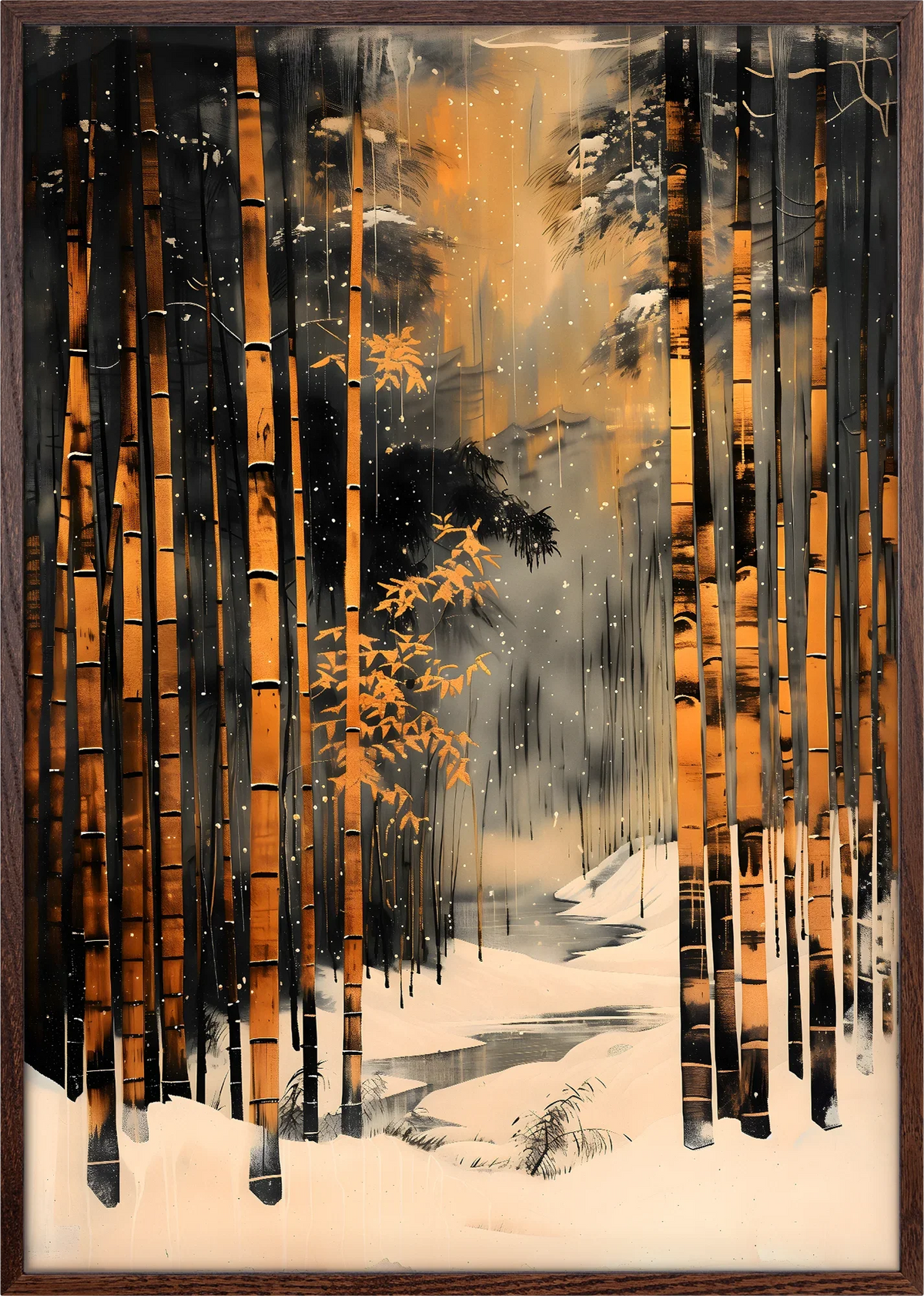 Yuki Bamboo Art Print