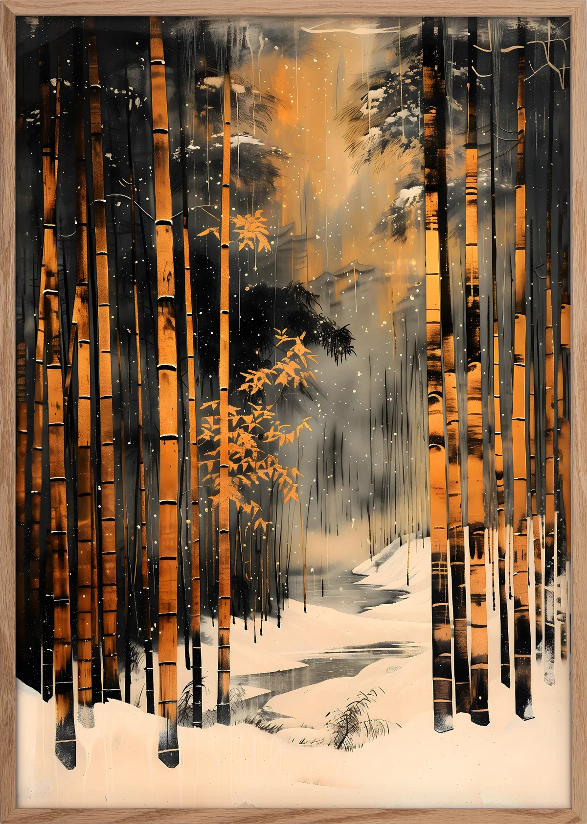 Yuki Bamboo Art Print