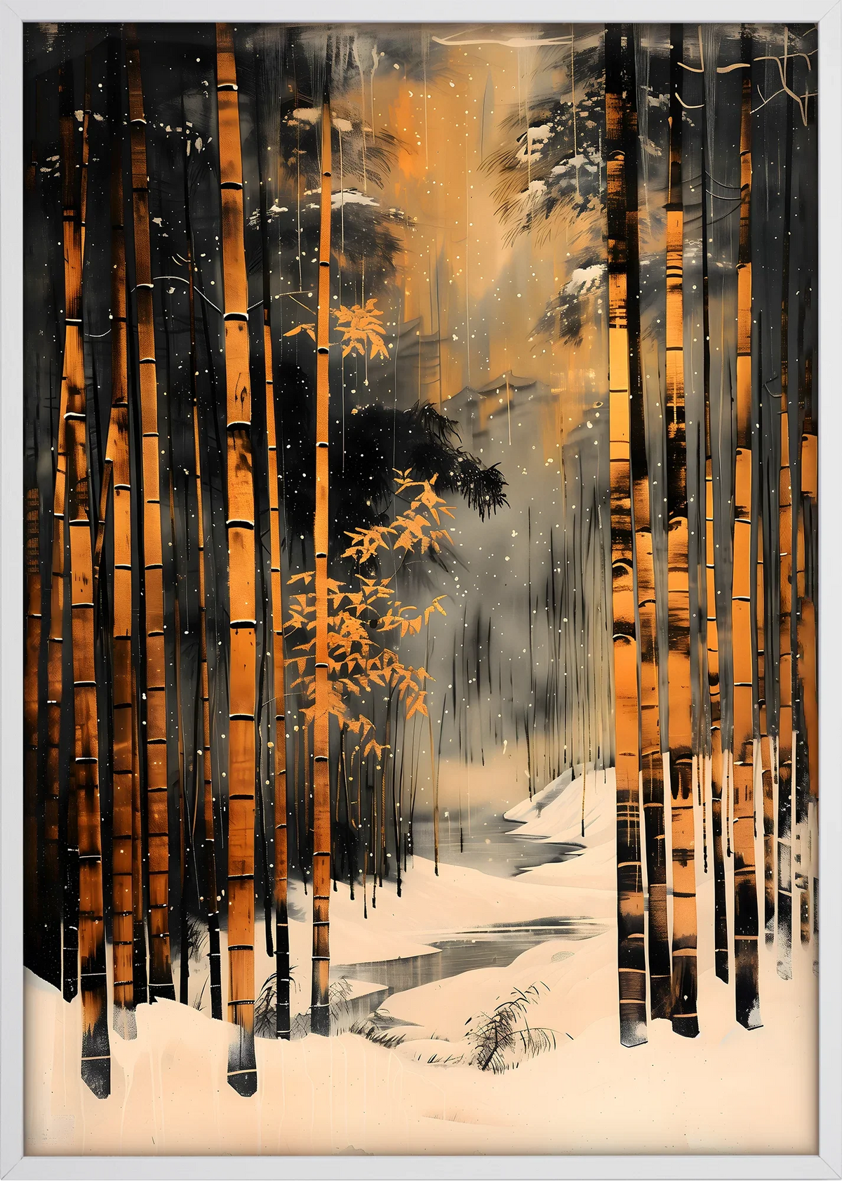 Yuki Bamboo Art Print