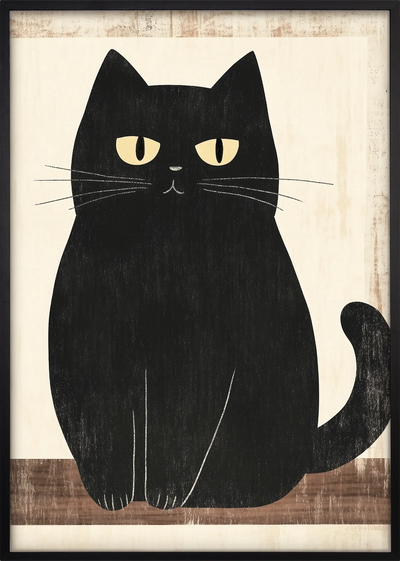 Yoru Neko Art Print