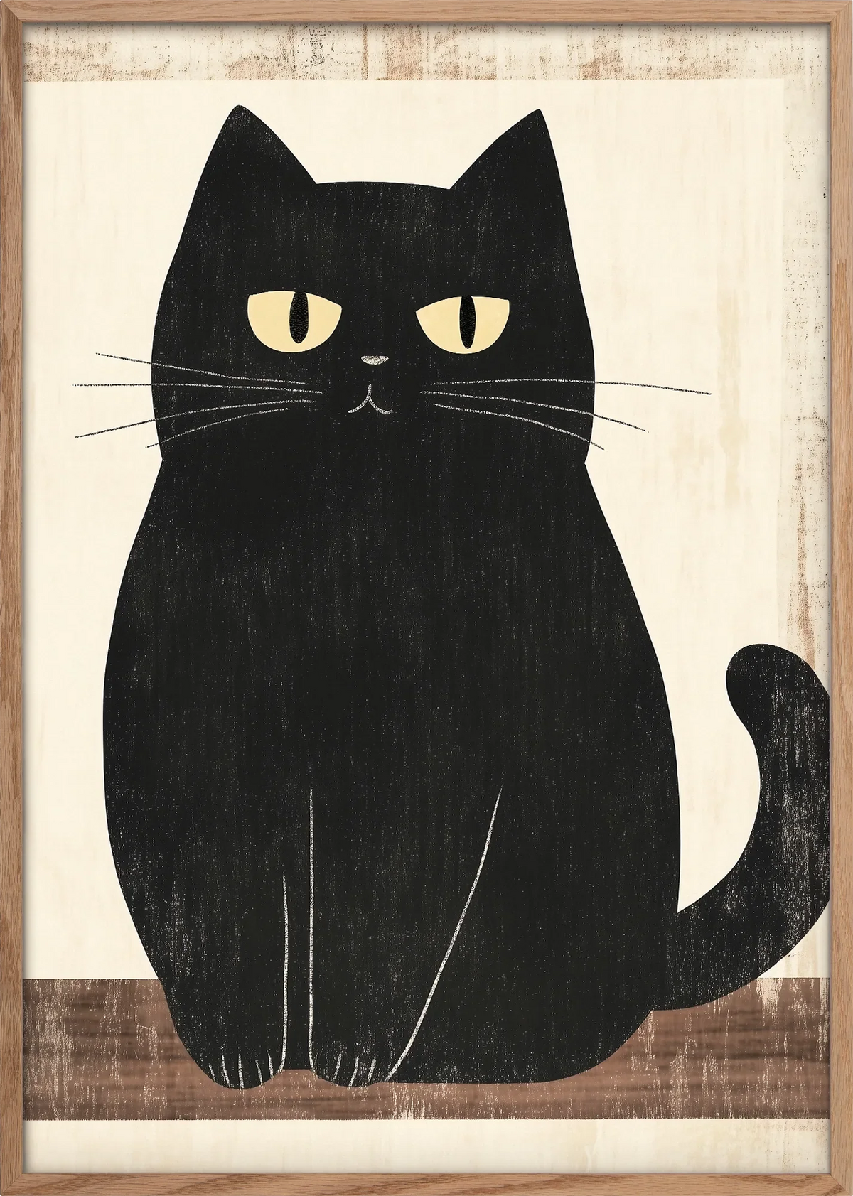 Yoru Neko Art Print