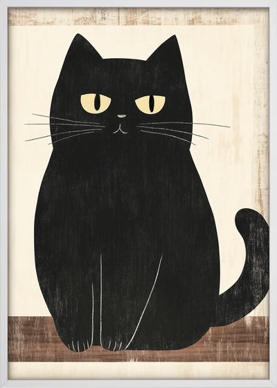 Yoru Neko Art Print