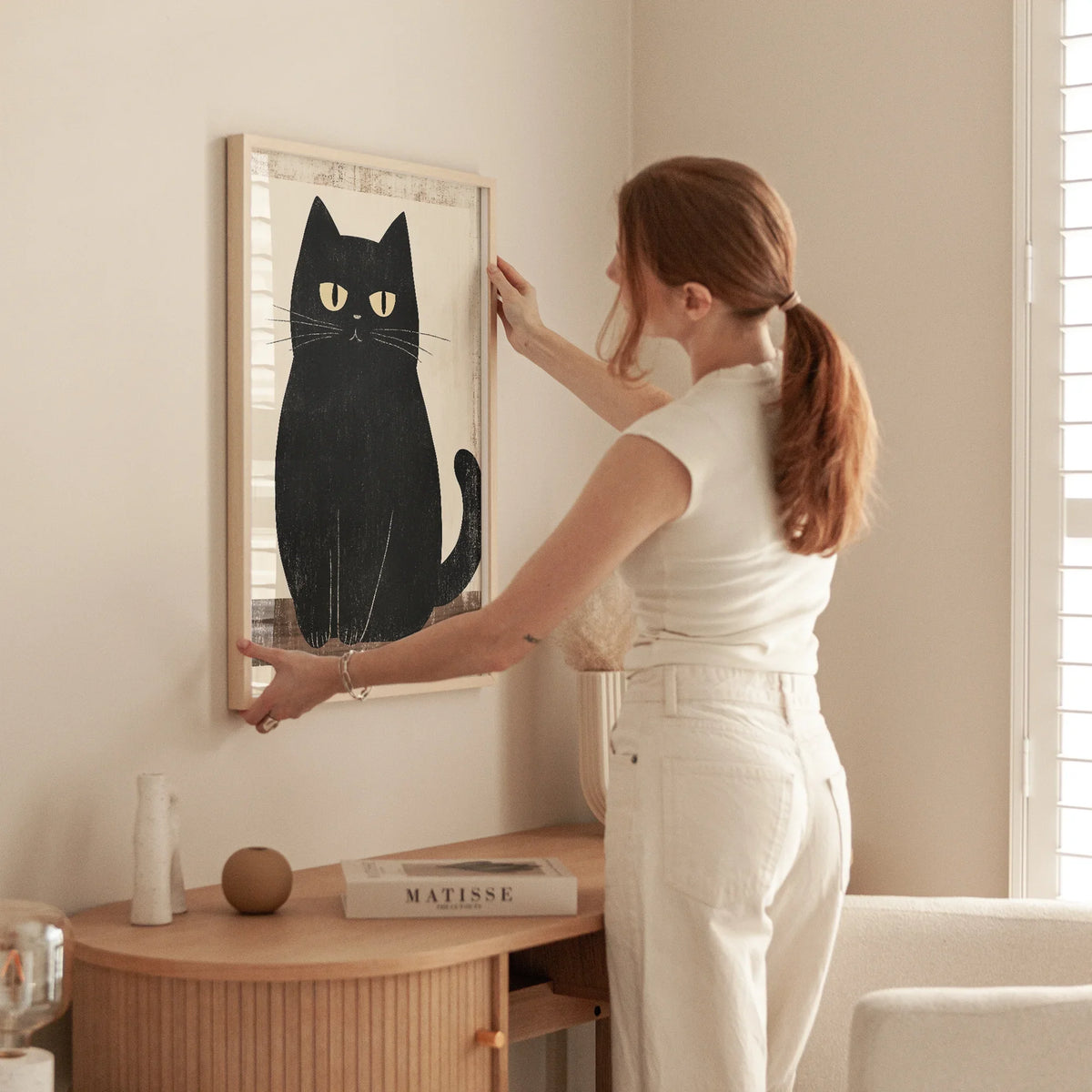 Yoru Neko Art Print