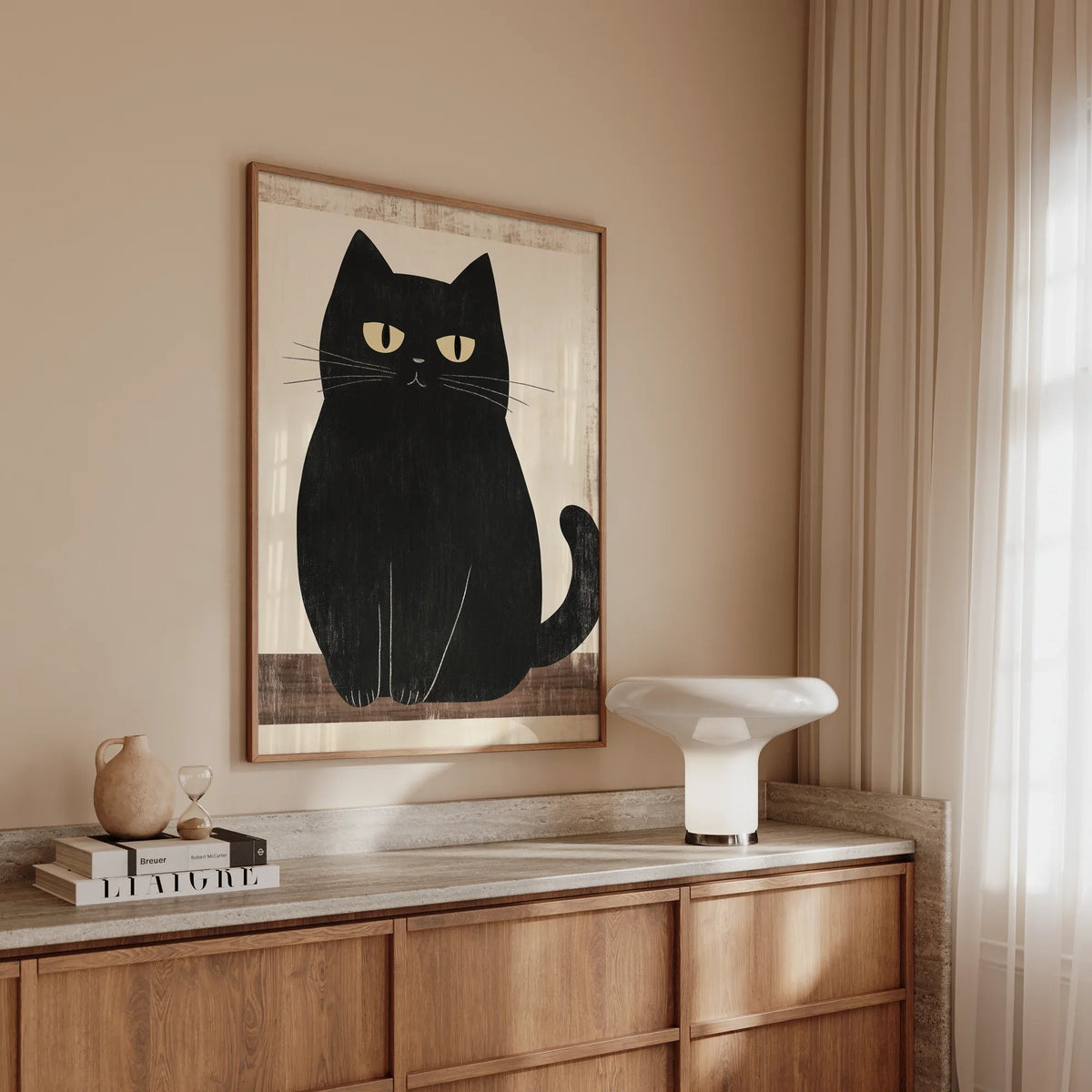 Yoru Neko Art Print