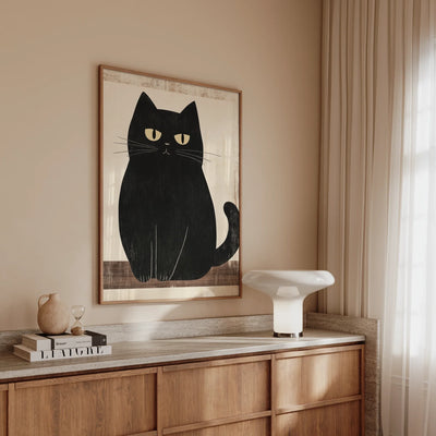 Yoru Neko Art Print