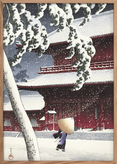 Yuki Zojoji Temple Art Print