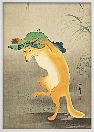 Kitsune Dance Art Print