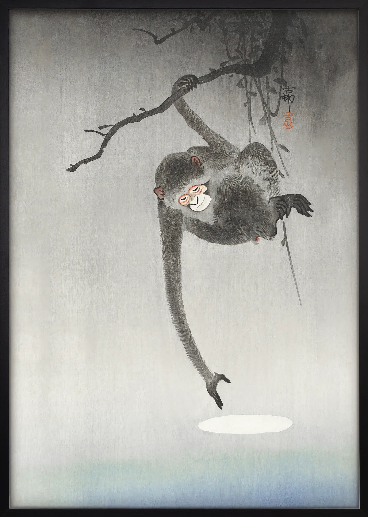 Tsuki Saru Art Print