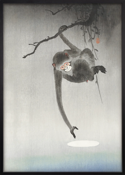 Tsuki Saru Art Print
