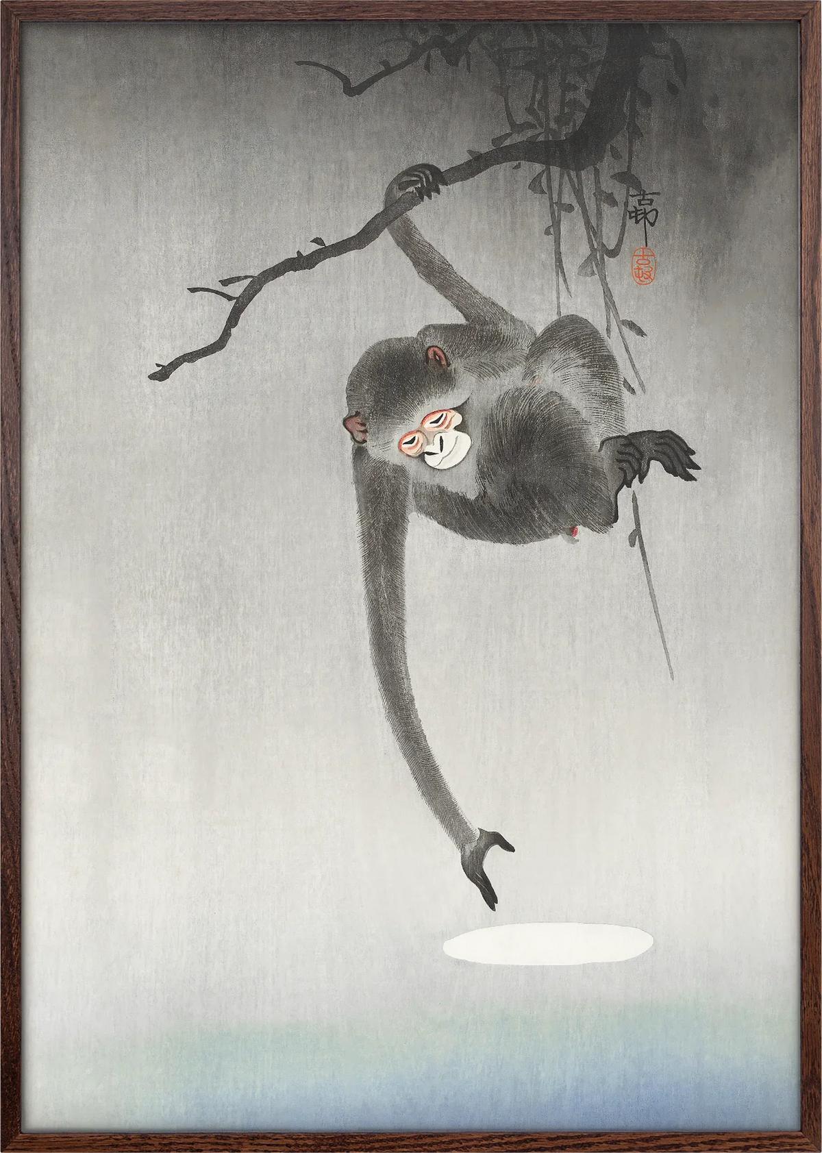 Tsuki Saru Art Print