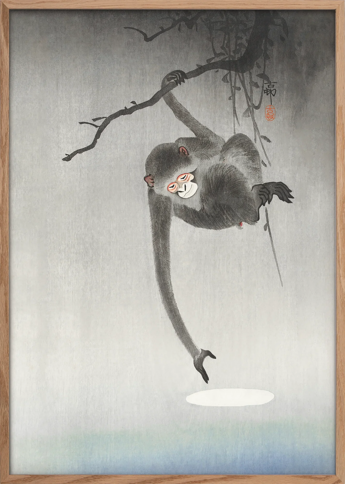 Tsuki Saru Art Print