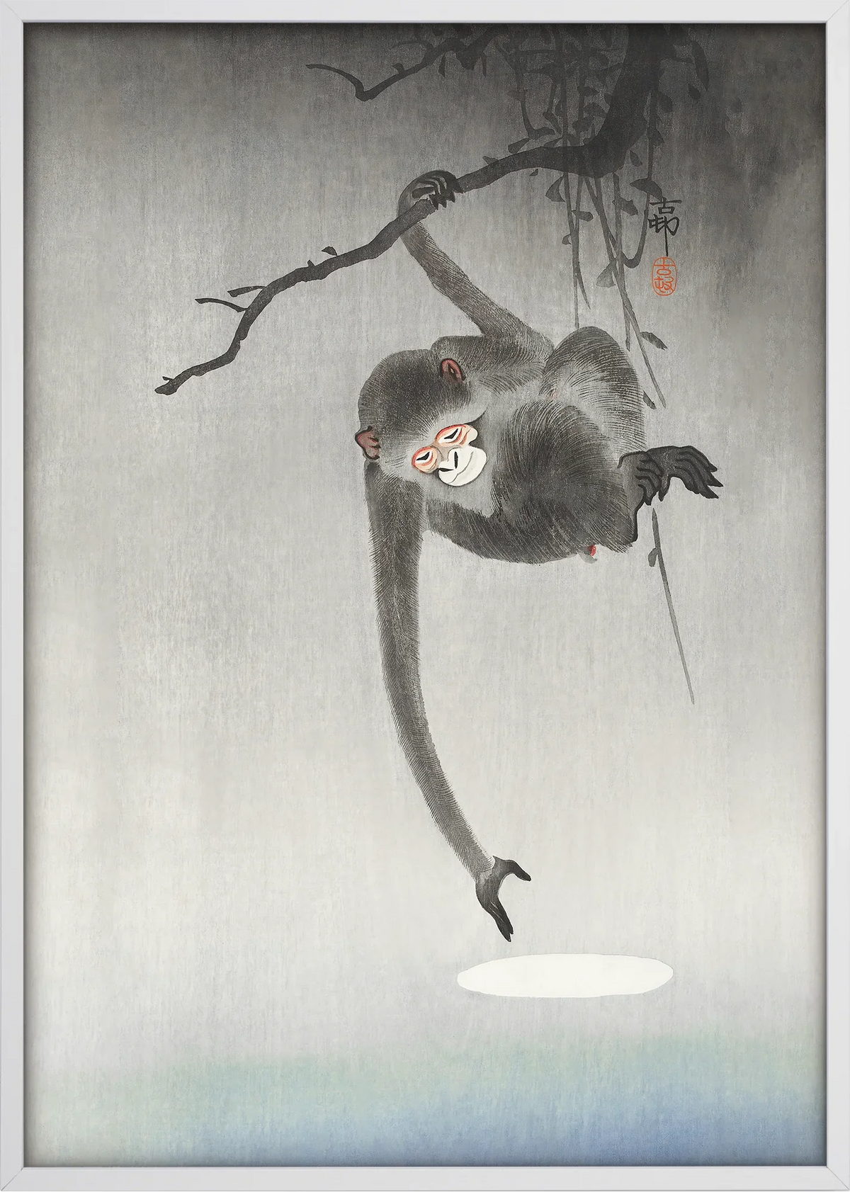 Tsuki Saru Art Print