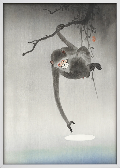 Tsuki Saru Art Print
