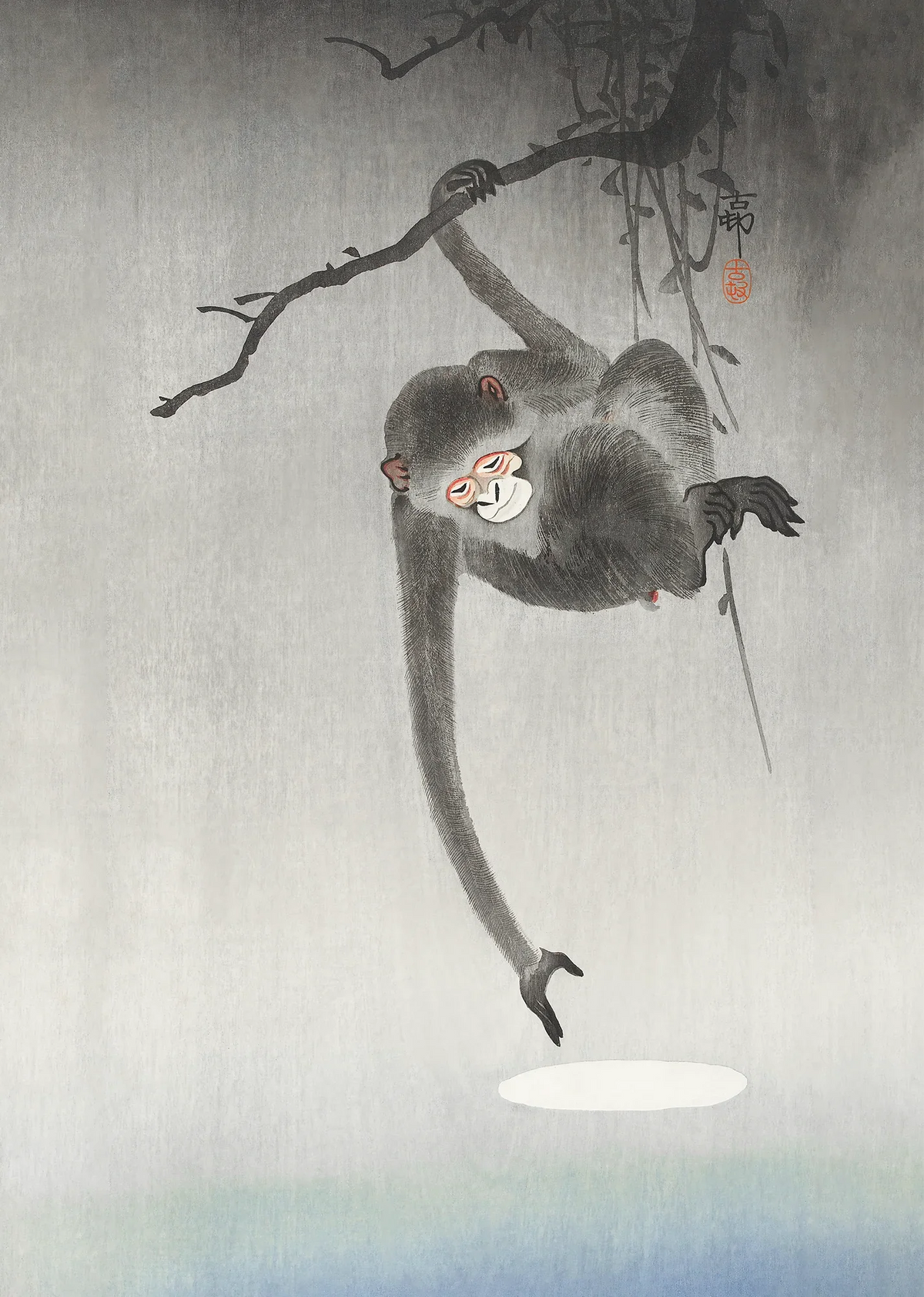 Tsuki Saru Art Print