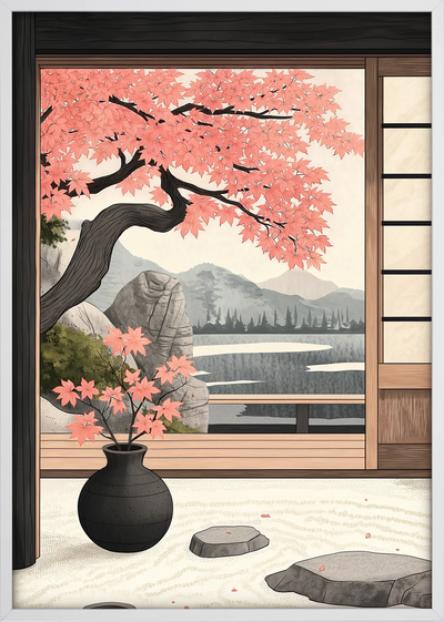 Akari Zen Garden Art Print