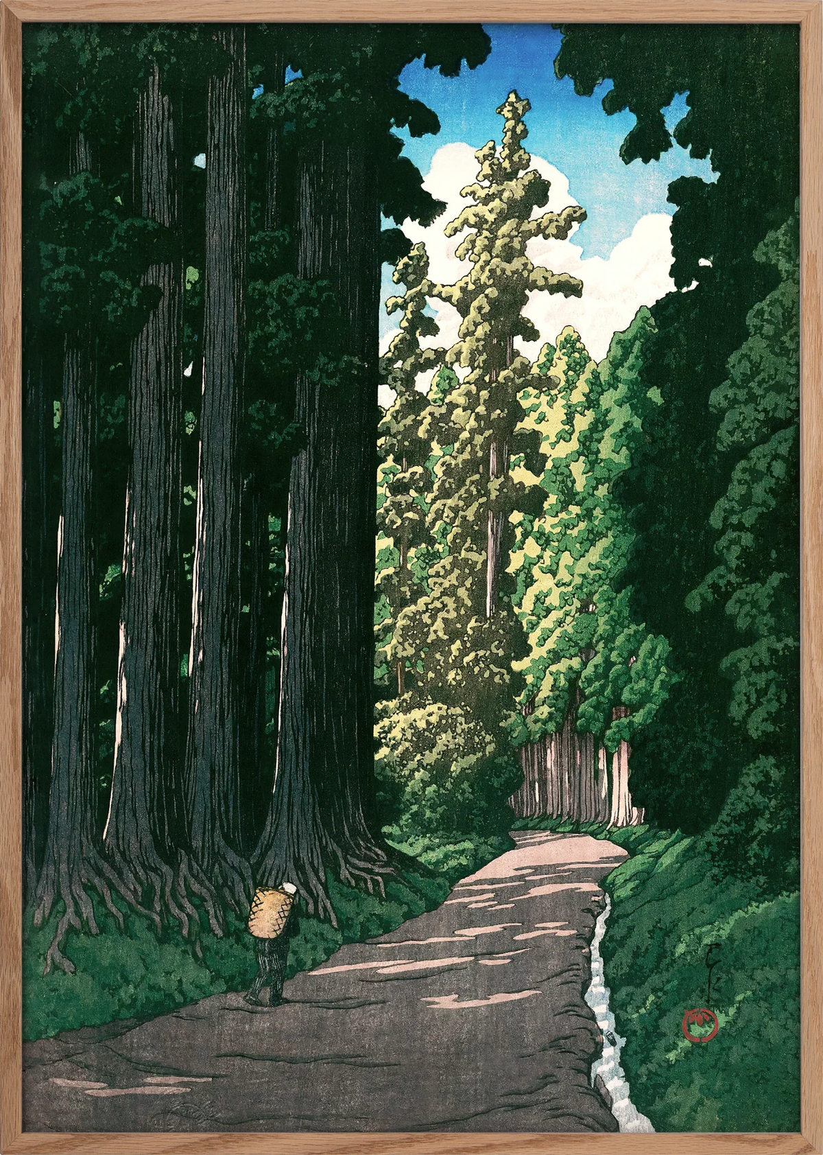 Nikko Cedar Path Art Print