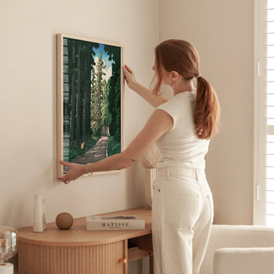 Nikko Cedar Path Art Print