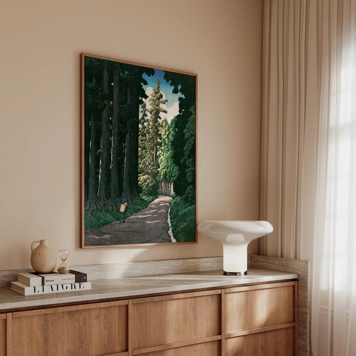 Nikko Cedar Path Art Print