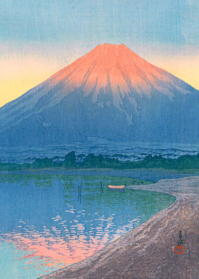 Asahi Fuji Lake Art Print