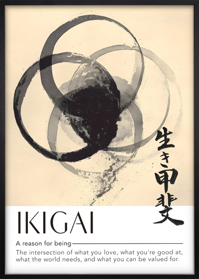 Kokoro Ink Circle Art Print