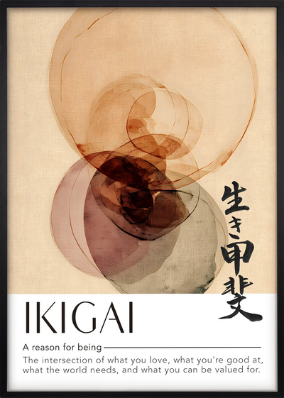 Ikigai Circle Art Print