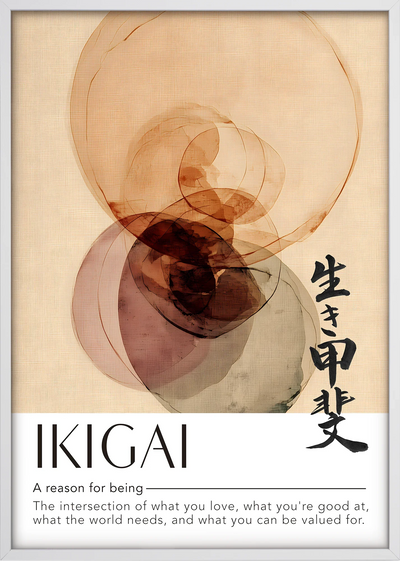 Ikigai Circle Art Print