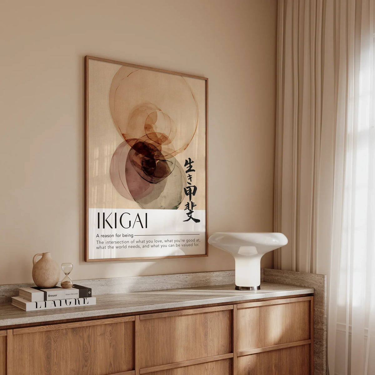 Ikigai Circle Art Print