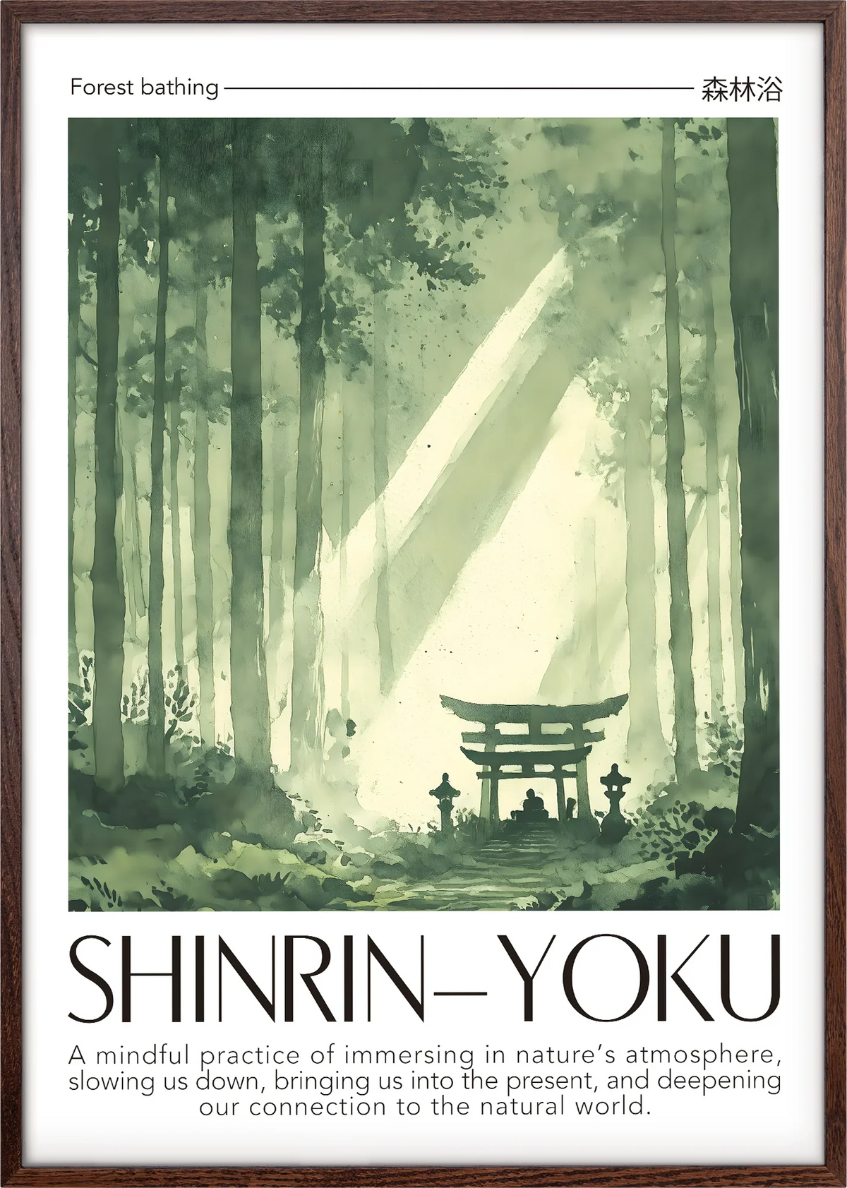 Komorebi Torii Art Print