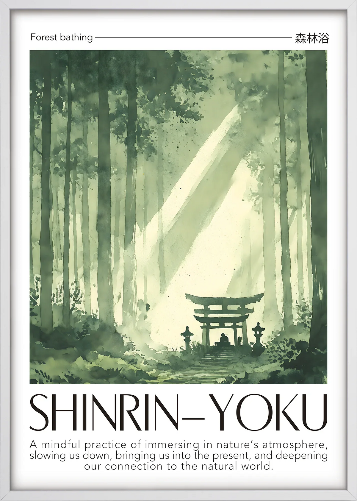 Komorebi Torii Art Print